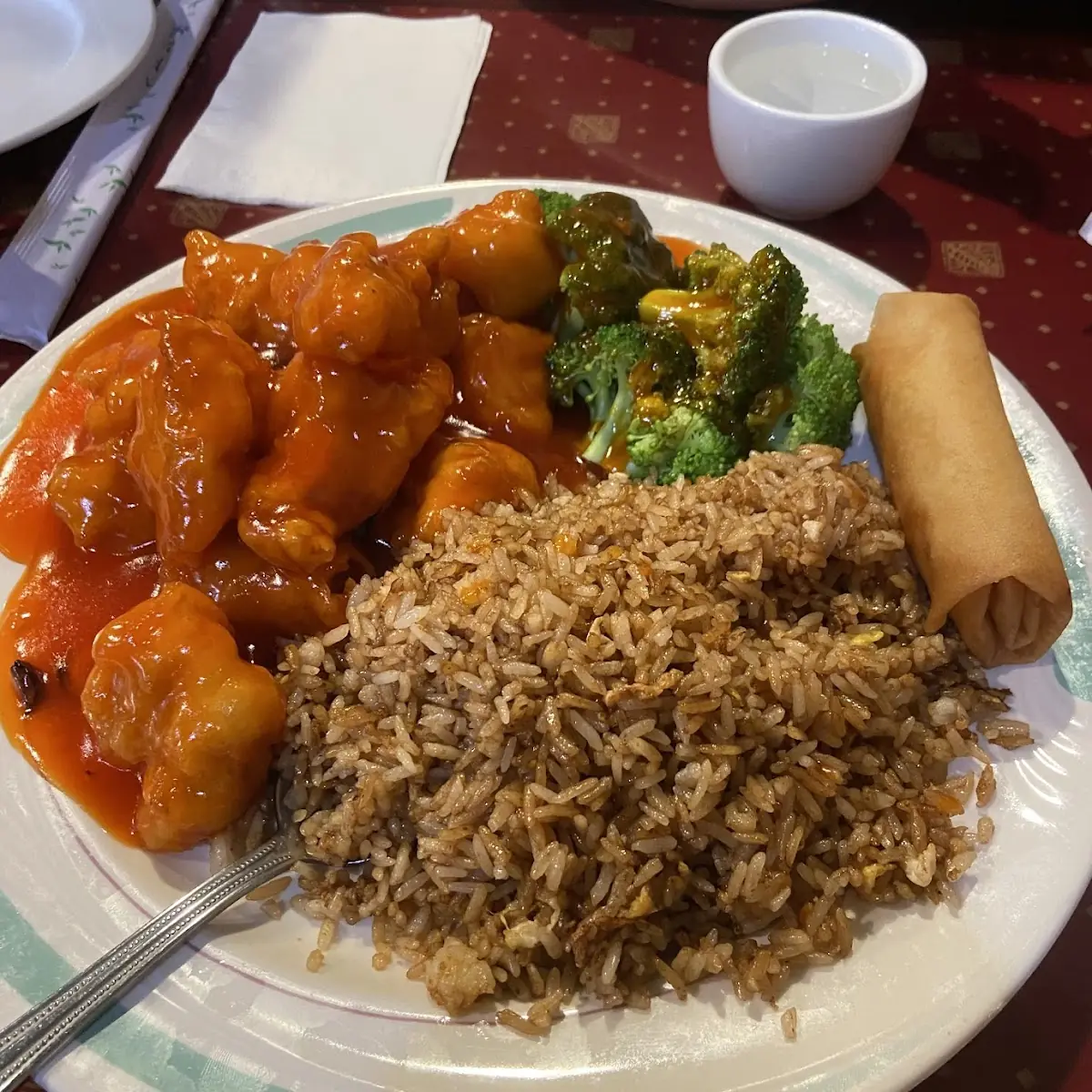 橙 鸡 Orange Chicken Combo